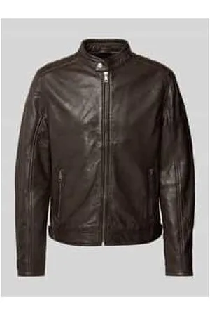 Gipsy Lederjacke mit Stehkragen Modell 