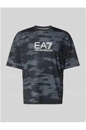 EA7 T-Shirt mit Label-Print Modell 