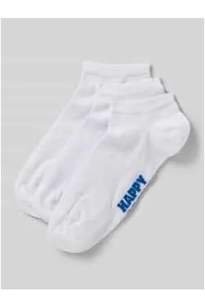 Happy Socks Sneakersocken mit Label-Print im 3er-Pack