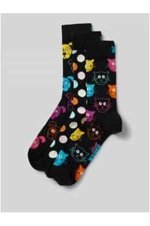 Happy Socks Socken mit Label-Print Modell 