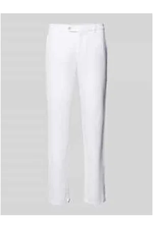 mmx Regular Fit Leinenhose mit Gürtelschlaufen Modell 