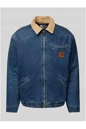 Carhartt Jeansjacke mit Reißverschlusstasche