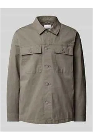 Lindbergh Hemdjacke mit Brustpattentaschen