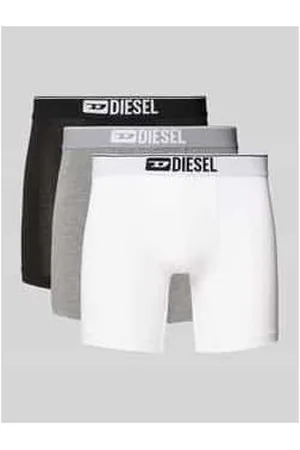 Diesel Trunks mit elastischem Logo-Bund im 3er-Pack