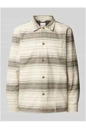 Lindbergh Relaxed Fit Hemdjacke mit aufgesetzten Brusttaschen