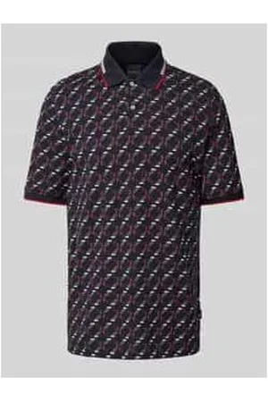 Bugatti Regular Fit Poloshirt mit Label-Detail