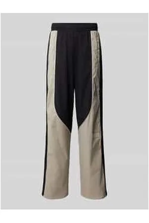 EA7 Wide Leg Trainingshose mit Label-Badge Modell 