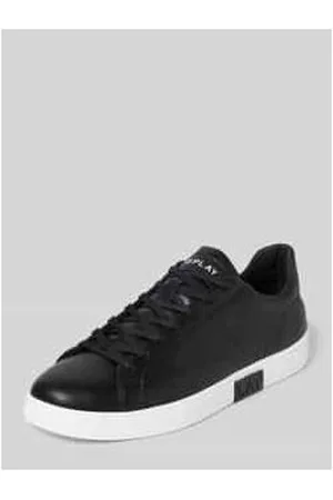 Replay Ledersneaker mit Label-Prägung Modell 
