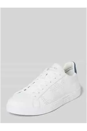 Replay Ledersneaker mit Label-Prägung Modell 