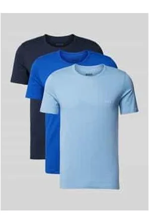 HUGO BOSS T-Shirt mit Label-Stitching im 3er-Pack