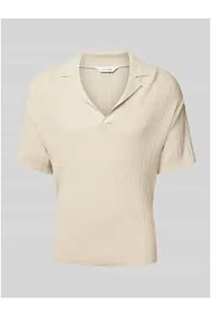 Calvin Klein Regular Fit Poloshirt mit Strukturmuster
