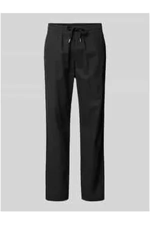 Matinique Regular Fit Leinenhose mit elastischem Bund Modell 