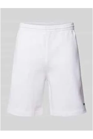 Lacoste Regular Fit Sweatshorts mit Label-Badge