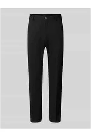 SELECTED Slim Fit Anzughose mit Knopf- und Reißverschluss