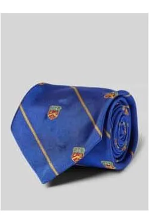 Ralph Lauren Seidenkrawatte mit Motiv-Stitching