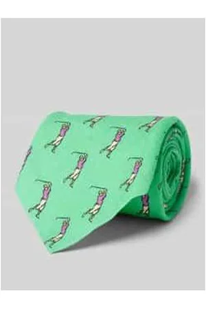 Ralph Lauren Leinenkrawatte mit Motiv-Print