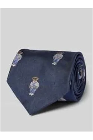 Ralph Lauren Seidenkrawatte mit Motiv-Stitching