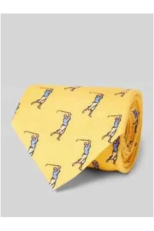 Ralph Lauren Leinenkrawatte mit Motiv-Print