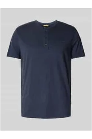 Camel Active T-Shirt mit Serafino-Ausschnitt