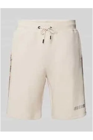 Guess Regular Fit Sweatshorts mit Label-Print Modell 