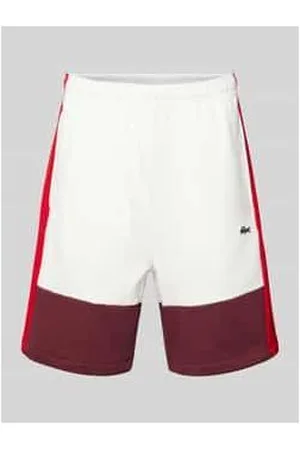 Lacoste Regular Fit Sweatshorts im Colour-Blocking-Design