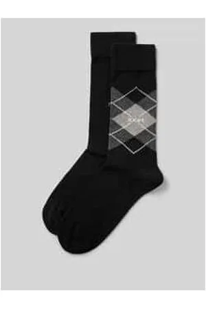 JOOP! Socken mit geripptem Abschluss im 2er-Pack