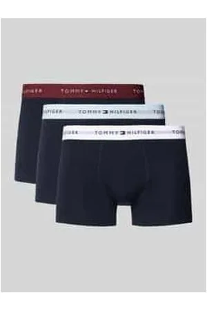 Tommy Hilfiger Trunks mit elastischem Logo-Bund im 3er-Pack