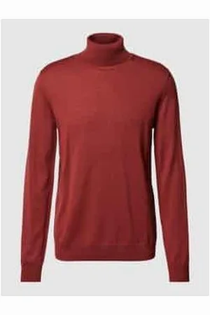 JOOP! Rollkragenpullover aus Schurwolle Modell 
