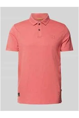 Camel Active Poloshirt mit Label-Stitching