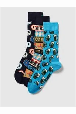 Happy Socks Socken mit Allover-Print im 3er-Pack Modell 