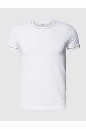 Schiesser T-Shirt mit geripptem Rundhalsausschnitt Modell 