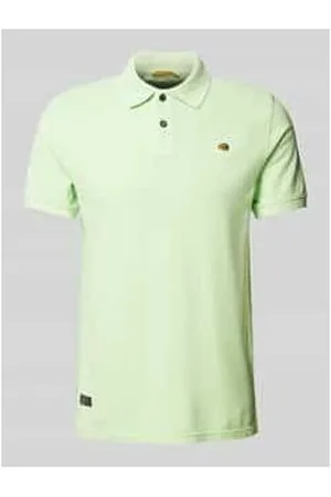 Camel Active Poloshirt mit Label-Stitching