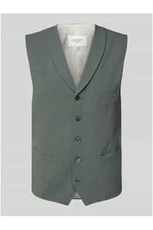 Carl Gross Slim Fit Anzugweste mit Lanawoll-Anteil Modell 