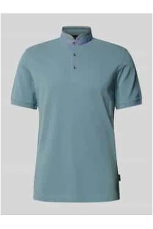 Bugatti Regular Fit Poloshirt mit Stehkragen