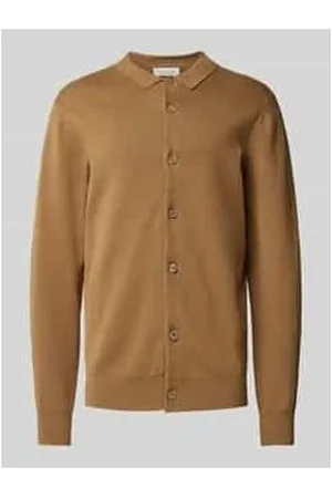 Casual Friday Cardigan mit Polokragen Modell 