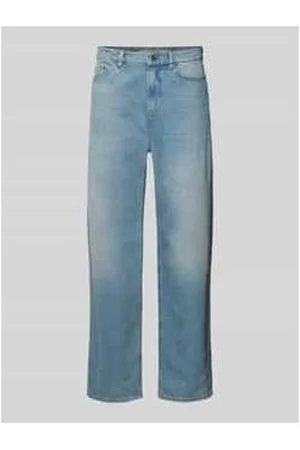 Lacoste Loose Fit Jeans mit Label-Detail