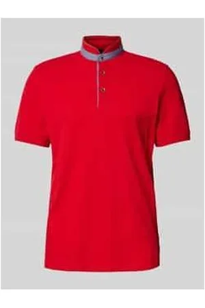 Bugatti Regular Fit Poloshirt mit Stehkragen