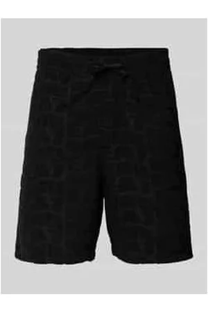 EA7 Regular Fit Shorts mit Strukturmuster