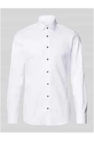 ETERNA Slim Fit Businesshemd aus Uni Struktur