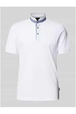 Bugatti Regular Fit Poloshirt mit Stehkragen