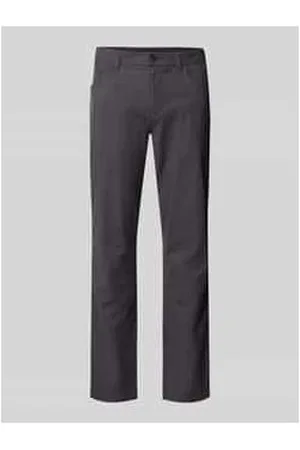 Christian Berg Tapered Fit Chino mit Strukturmuster