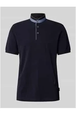 Bugatti Regular Fit Poloshirt mit Stehkragen