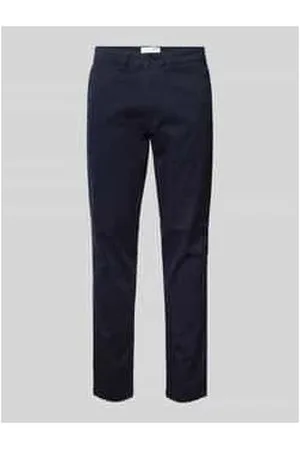 SELECTED Slim Fit Chino in unifarbenem Design Modell 