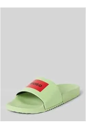 HUGO BOSS Slides mit Label-Print Modell 