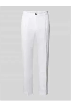 JOOP! Slim Fit Bundfaltenhose mit Gürtelschlaufen Modell 