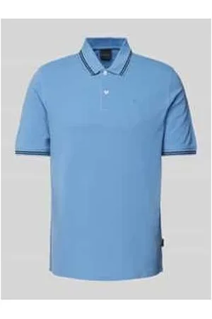 Bugatti Regular Fit Poloshirt mit Label-Detail