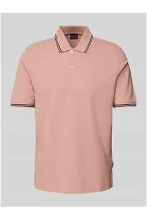 Bugatti Regular Fit Poloshirt mit Label-Detail
