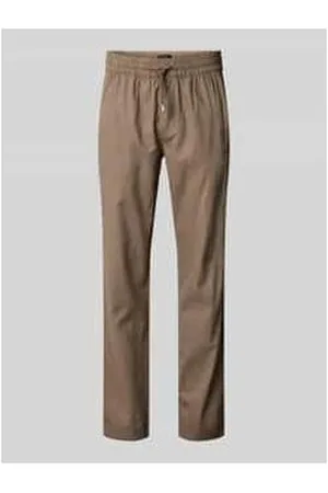 Matinique Regular Fit Leinenhose mit elastischem Bund Modell 