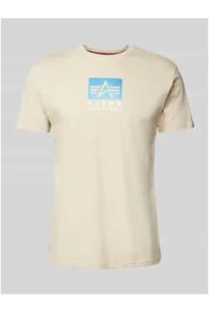Alpha Industries T-Shirt mit Label-Print
