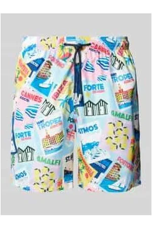 MC2 SAINT BARTH Regular Fit Badeshorts mit Tunnelzug Modell 